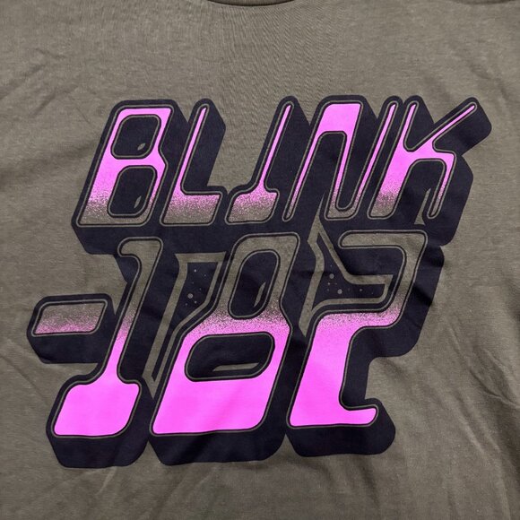 Blink-182 Bubble Logo Poster Punk Rock Band Tee L - Picture 2 of 4
